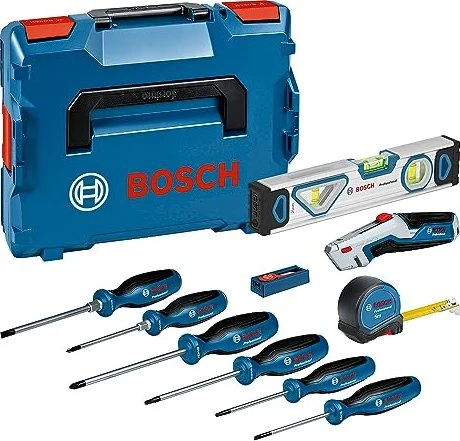 Bosch Professional Handwerkzeugset inkl. L-Boxx, 19-tlg.