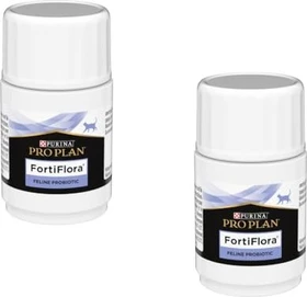 Purina Pro Plan Feline FortiFlora, Probiotika für Katzen Kauwürfel, 60 Stück