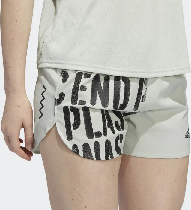 adidas Run Fast Inner Briefs Laufhose kurz linen green (Damen)
