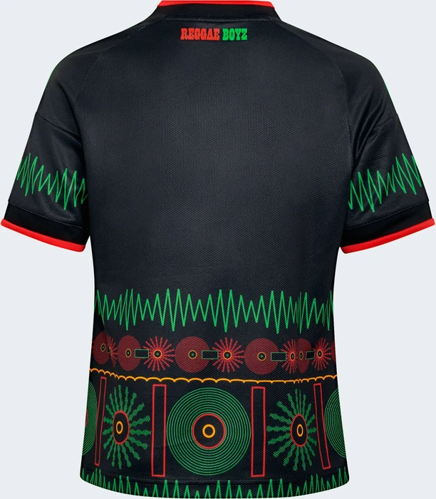 adidas Jamaika 26 x Bob Marley 2026 Auswärtstrikot kurzarm (Junior)
