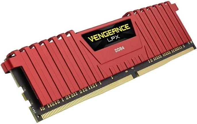 Corsair Vengeance LPX rot UDIMM 32GB Kit, DDR4-3000, CL15-17-17-35