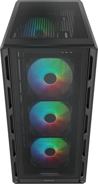 Cougar Airface Pure RGB, schwarz, Glasfenster