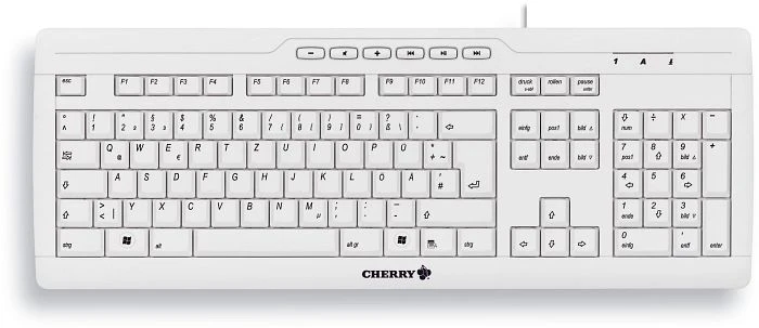 Cherry eVolution Stream XT, grau, PS/2 & USB, EU