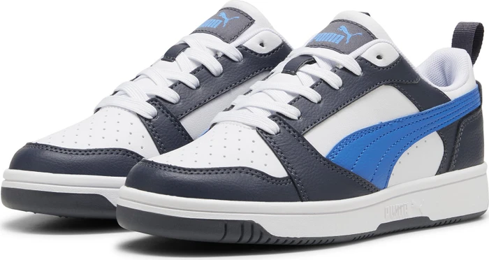 Puma Rebound V6 Lo puma white/hyperlink blue/galactic gray (Junior)