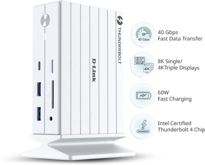 D-Link 14-in-1 Thunderbolt 4 Dockingstation, Thunderbolt 4 [Buchse]