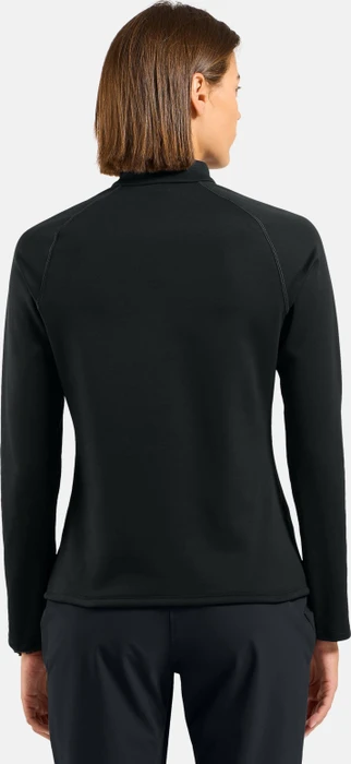 Odlo Besso Midlayer Half Zip Funktionsshirt langarm schwarz (Damen)