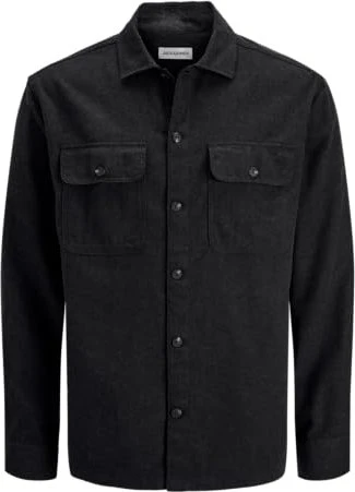 Jack & Jones Relaxed Fit Hemd langarm schwarz (Herren)