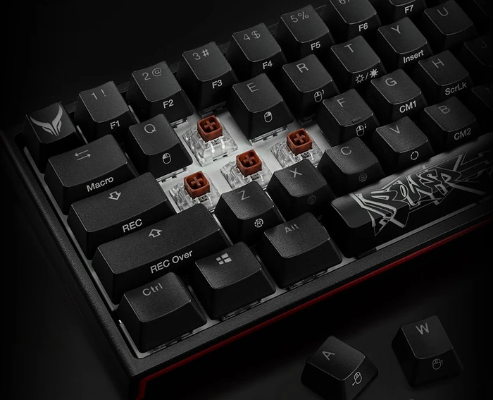 PowerColor X Ducky One 2 SF RGB Special Edition, Kailh Box WHITE, USB, US