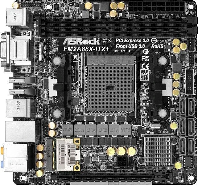 ASRock FM2A88X-ITX+ (AMD FM2+)