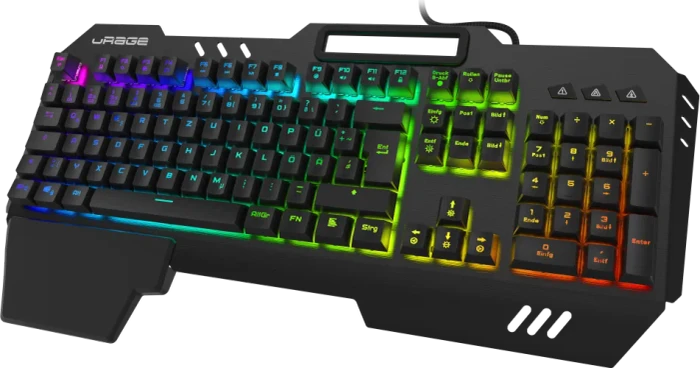 Hama uRage Exodus 800 Mechanical Gaming Keyboard, LEDs RGB, Gaote Outemu BLUE, USB, DE