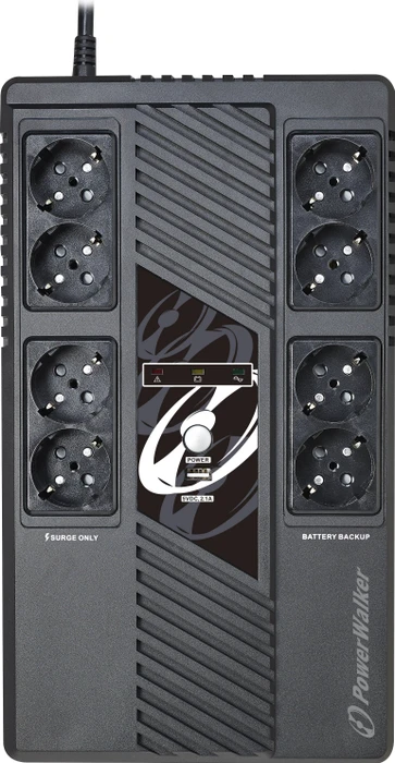 BlueWalker PowerWalker VI 1000 MS, 1000VA, 8x Schuko, USB/seriell