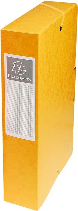 Exacompta Archivbox Colorspan Karton 60mm, A4, gelb, 8er-Pack
