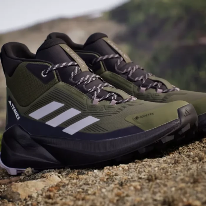 adidas Terrex Trailmaker 2.0 Mid GTX olive strata/silver dawn/aurora black (Damen)