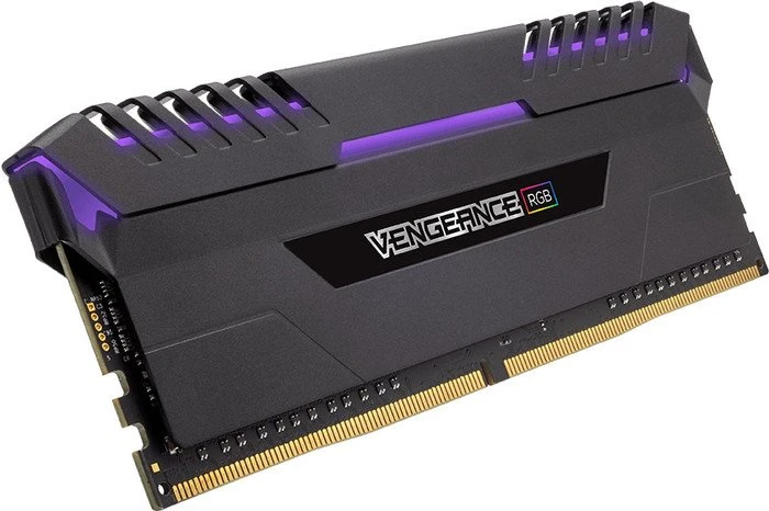 Corsair Vengeance RGB schwarz UDIMM 64GB Kit, DDR4-3200, CL16-18-18-36