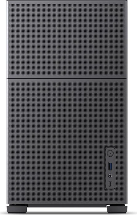 Jonsbo D31 Mesh Black, schwarz, Glasfenster