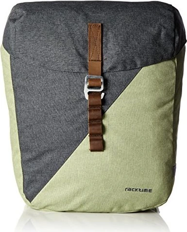 racktime Heda Doppeltasche Gepäcktasche peat bog green