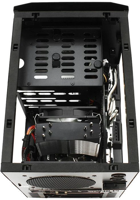 Cooltek W1 schwarz, Acrylfenster, Mini-ITX