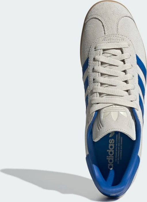 adidas Gazelle alumina/blue/gum (Herren)