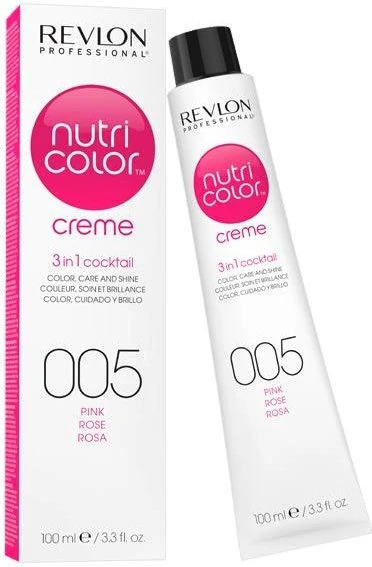 Revlon Nutri Color Creme 3-in-1 Cocktail Haarfarbe 005 pink, 100ml