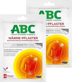 ABC Wärme-Pflaster, 8 Stück (2x 4 Stück)