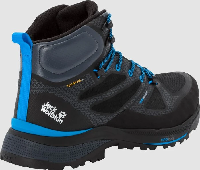 Jack Wolfskin Force Striker Mid schwarz/blau (Herren)