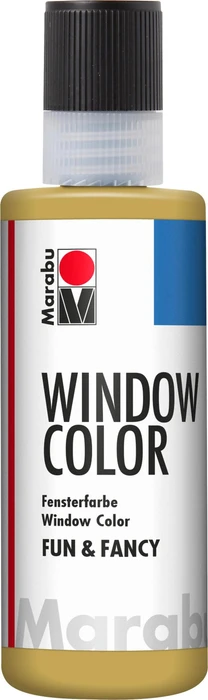 Marabu Window Color fun & fancy Malfarbe Glas/Porzellan, konturensilber, 80ml (04060004082)