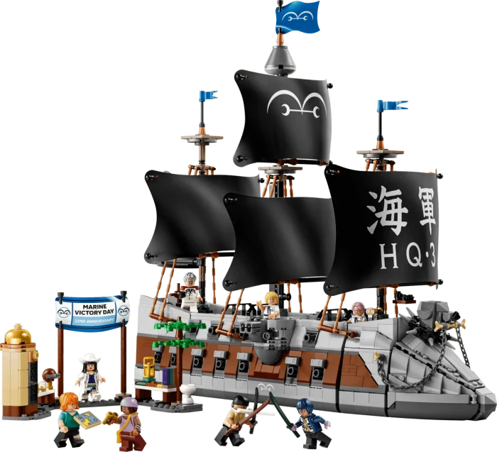 LEGO One Piece - Garps Marineschlachtschiff