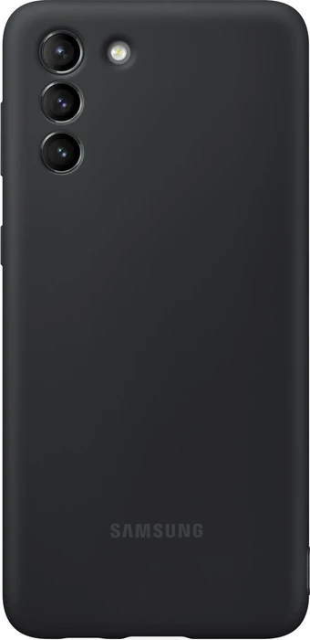 Samsung Silicone Cover für Galaxy S21+ schwarz