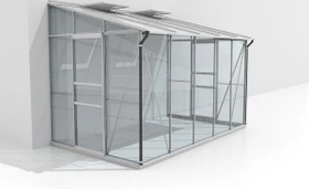 Vitavia Osiris 6500 ESG 3mm Anlehngewächshaus alu