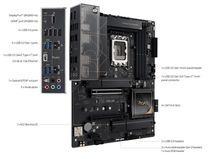 ASUS ProArt B760-Creator D4 (Intel 1700)