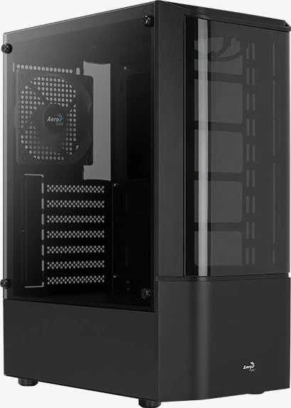 AeroCool Quantum [V1], schwarz, Glasfenster