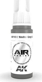 AK-Interactive 3rd Gen Acrylic Colors Air Series neutral grey 43, 17ml