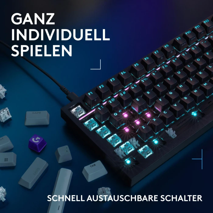 Logitech G316 X 98, schwarz, Tactile Switch, USB, DE