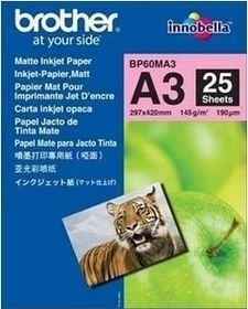 Brother Inkjet Fotopapier matt weiß, A3, 145g/m², 25 Blatt