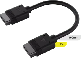 Corsair iCUE LINK Verlängerung, 10cm, schwarz, 2er-Pack