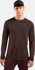 Odlo Essentials Seamless Laufshirt langarm fudge melange (Herren)