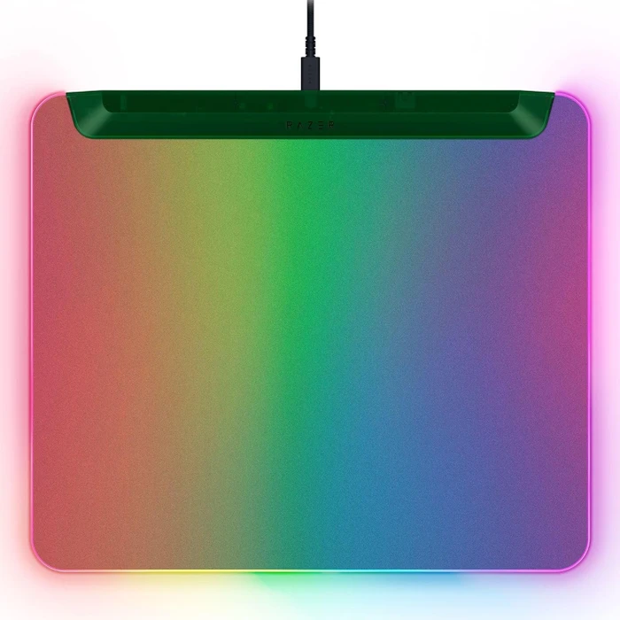 Razer Firefly V2 Pro - Fully Illuminated RGB Gaming Mouse Mat, Phantom Green Edition