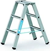 Zarges Saferstep B Alu gebördelt 2-tlg. Stehleiter, 2x 3 Stufen