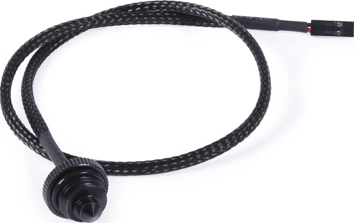 Alphacool Eiszapfen Temperatursensor flach schwarz, G1/4