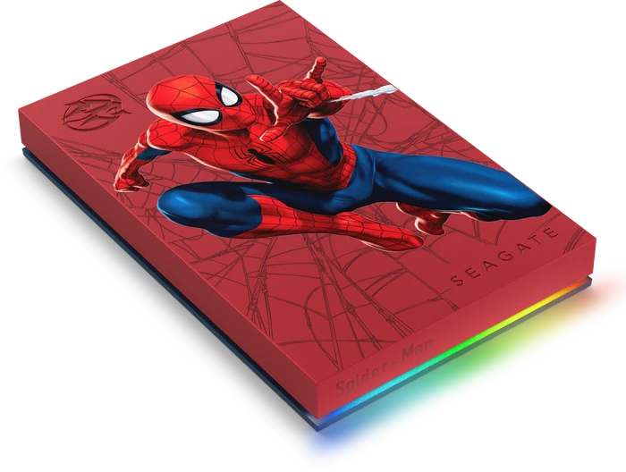 Seagate FireCuda Gaming HDD - Spider-Man Special Edition, 2TB, +Rescue, USB 3.0 Micro-B