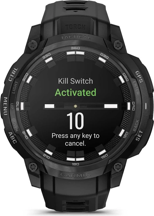 Garmin Instinct Crossover AMOLED Tactical Edition schwarz