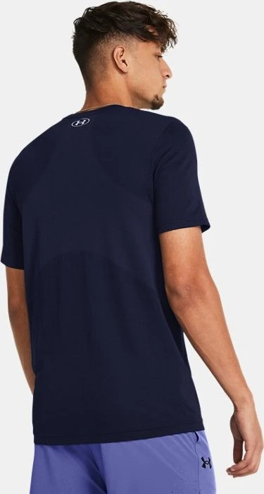Under Armour Vanish Seamless Funktionsshirt kurzarm midnight navy/mod grey (Herren)