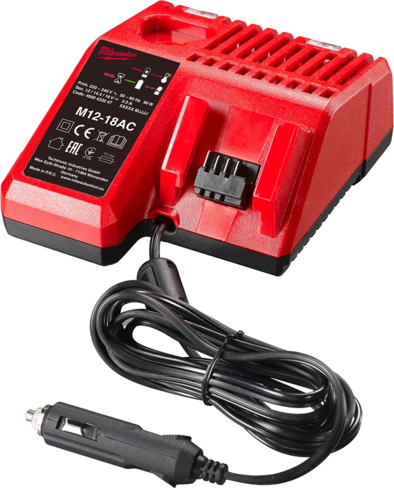 Milwaukee M12-18 AC Auto-Ladegerät