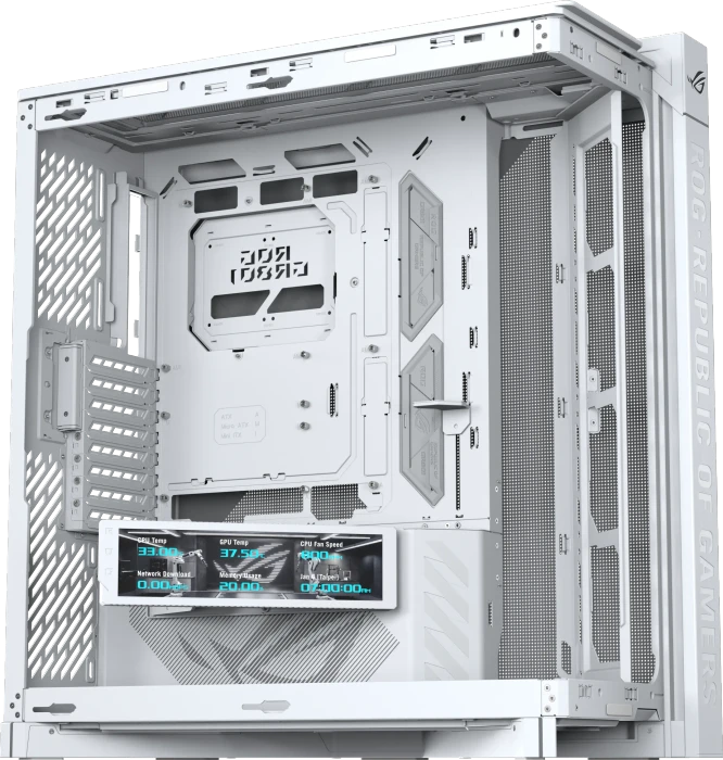 ASUS ROG Cronox White, Glasfenster