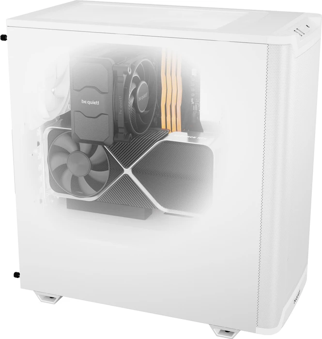be quiet! Pure Base 501 Airflow White, schallgedämmt