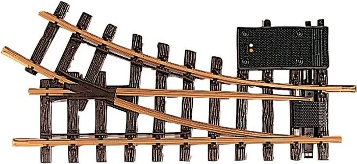 LGB - Spur G Gleis - Elektrische Weiche rechts Radius R1 30°