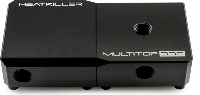 Watercool Heatkiller Multitop DDC X2 Pumpenaufsatz, POM, schwarz