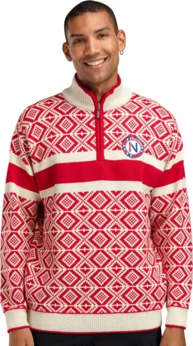 Dale of Norway Team Norway Cortina Strickpullover raspberry/off white (Herren)