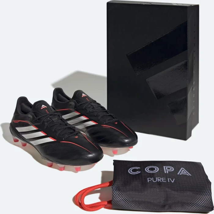 adidas Copa Pure IV Elite FG core black/cloud white/lucid red (Herren)