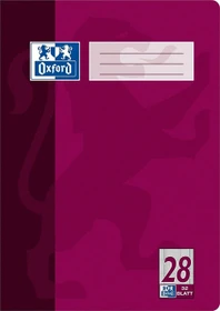 Oxford Schulheft, A4, Lineatur 28, pflaume, 32 Blatt